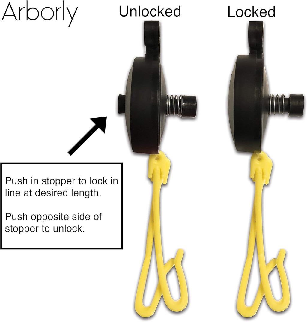 Plant Yoyo Hangers - 24 Pack - 2 Hooks - Plant Support for Stems & Branches with Heavy Buds, Colas, Flowers, Fruits &