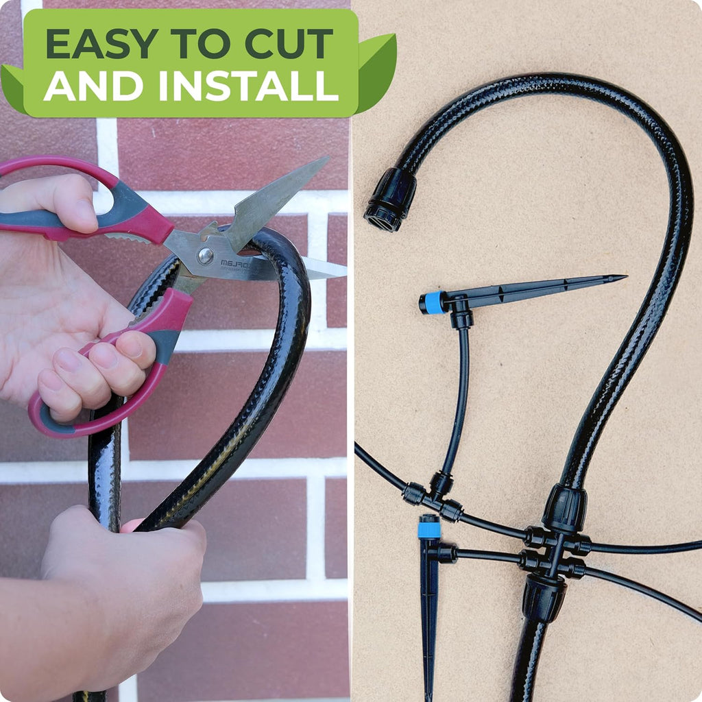 1/2" Irrigation Tubing for Quick Connect Drip System Kit, 50 feet | Mainline Tubing for Drip Irrigation System Kit or