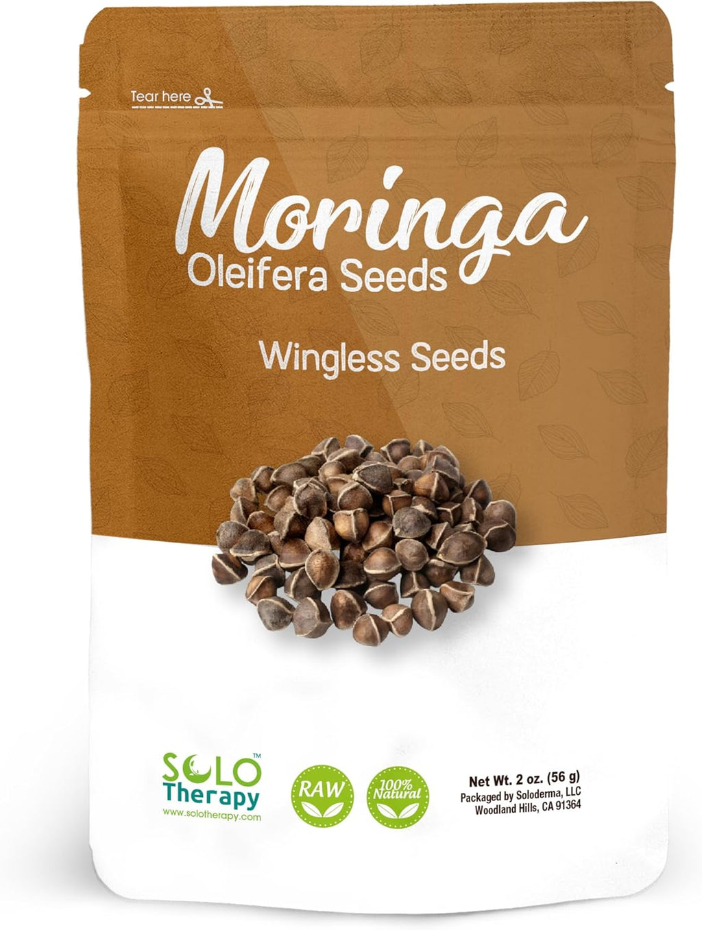 Moringa Seeds Variety Pack, Moringa Seeds Kernels, Moringa Seeds Wingless, Moringa Seeds - PKM1-3 Packs of 2 oz Each