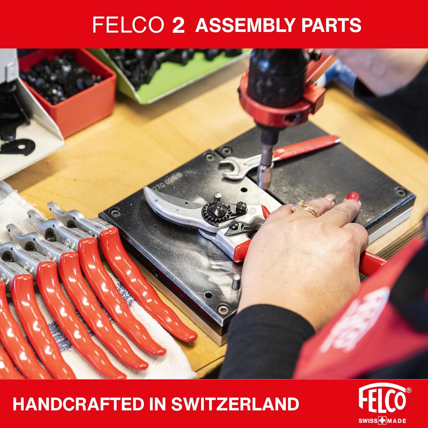 Felco F2 Pruning Shears – 9.25" Swiss-Made Garden Clippers for Professional Pruning | Hand Pruners for Gardening