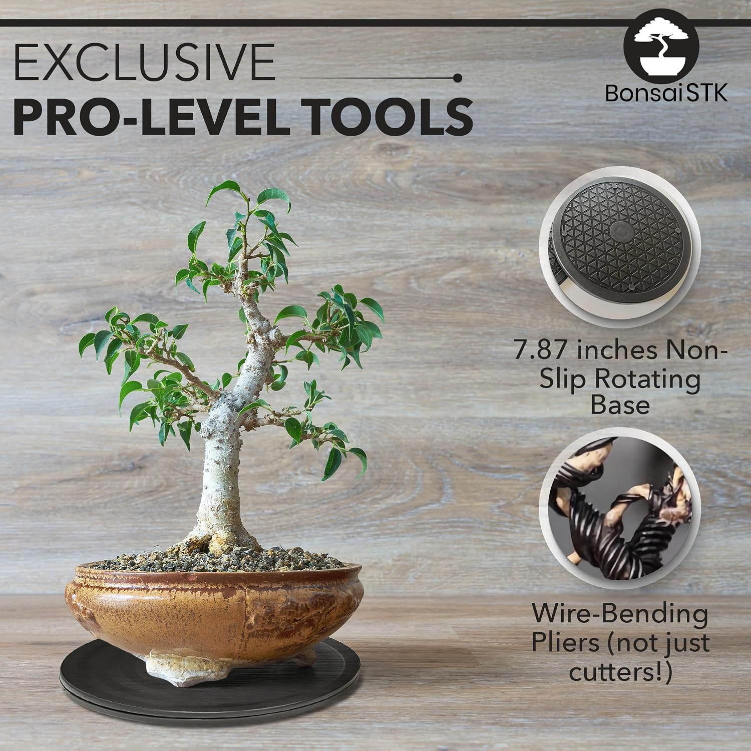 Bonsai Toolkit - Mini Garden Tools, Bonsai Wire Kit, Repotting Mat for Indoor Plants, Bonsai Tools, Succulent Tools