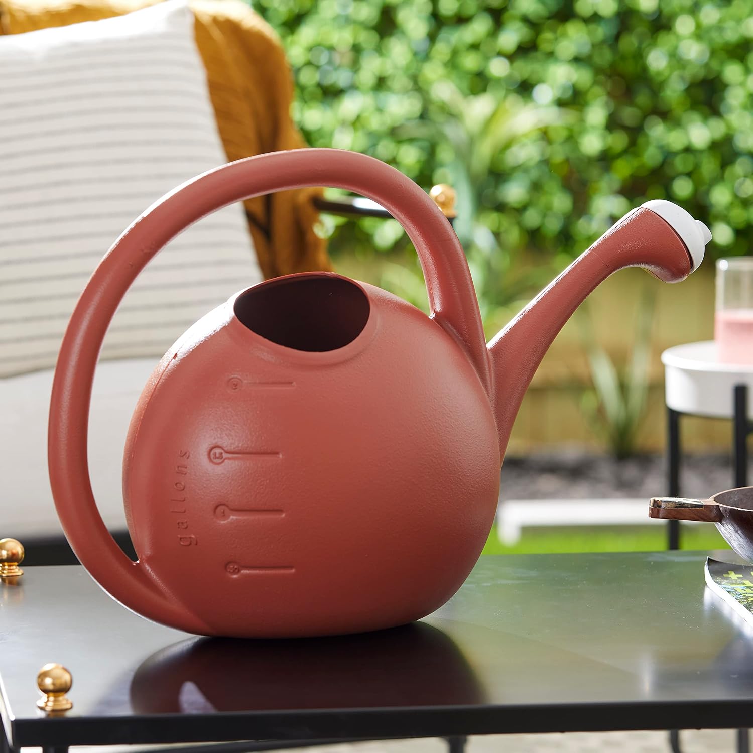 2 Gallon Plant Watering Can - Large Plastic Garden Water Pot with Dual Spray Options for Indoor Outdoor Plants Flower