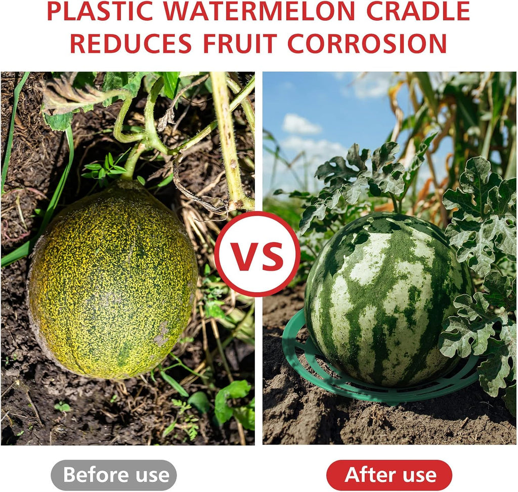 Irenare 24 Pcs Melon Cradle for Garden Watermelon Support Plant Protector for Squash Pumpkin Harvest Basket Watermelon