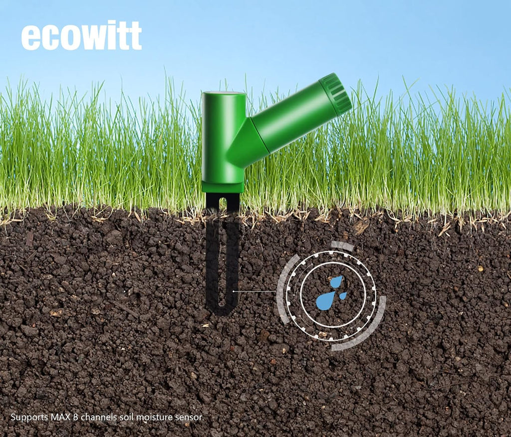 ECOWITT WH51 Soil Moisture Sensor + GW1100 Weather Station Gateway