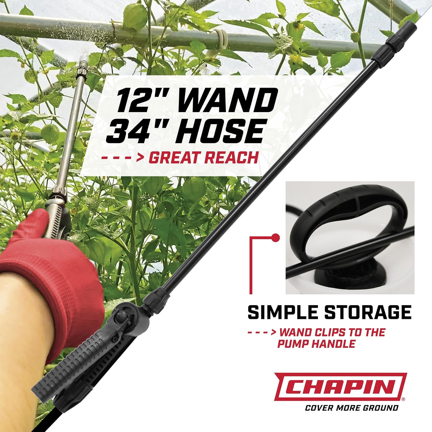 Chapin 1-Gallon Pump Sprayer, Easy Use for Home & Garden, 2pk | Durable lightweight tank; ideal for weed control, plant