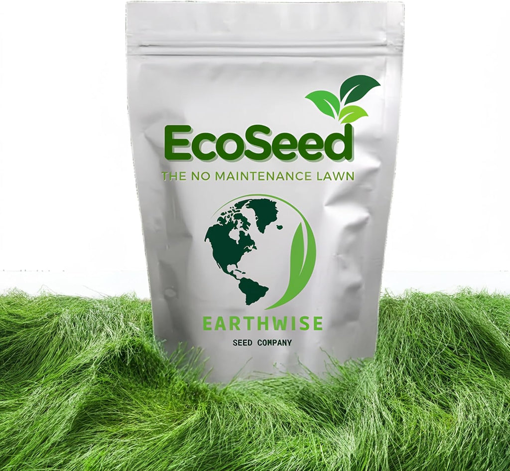 Earthwise EcoSeed Alternative Lawn Seed - 50 lb, 10,000 sq ft | Fine Fescue Blend, Creeping Red, Chewings, Sheep