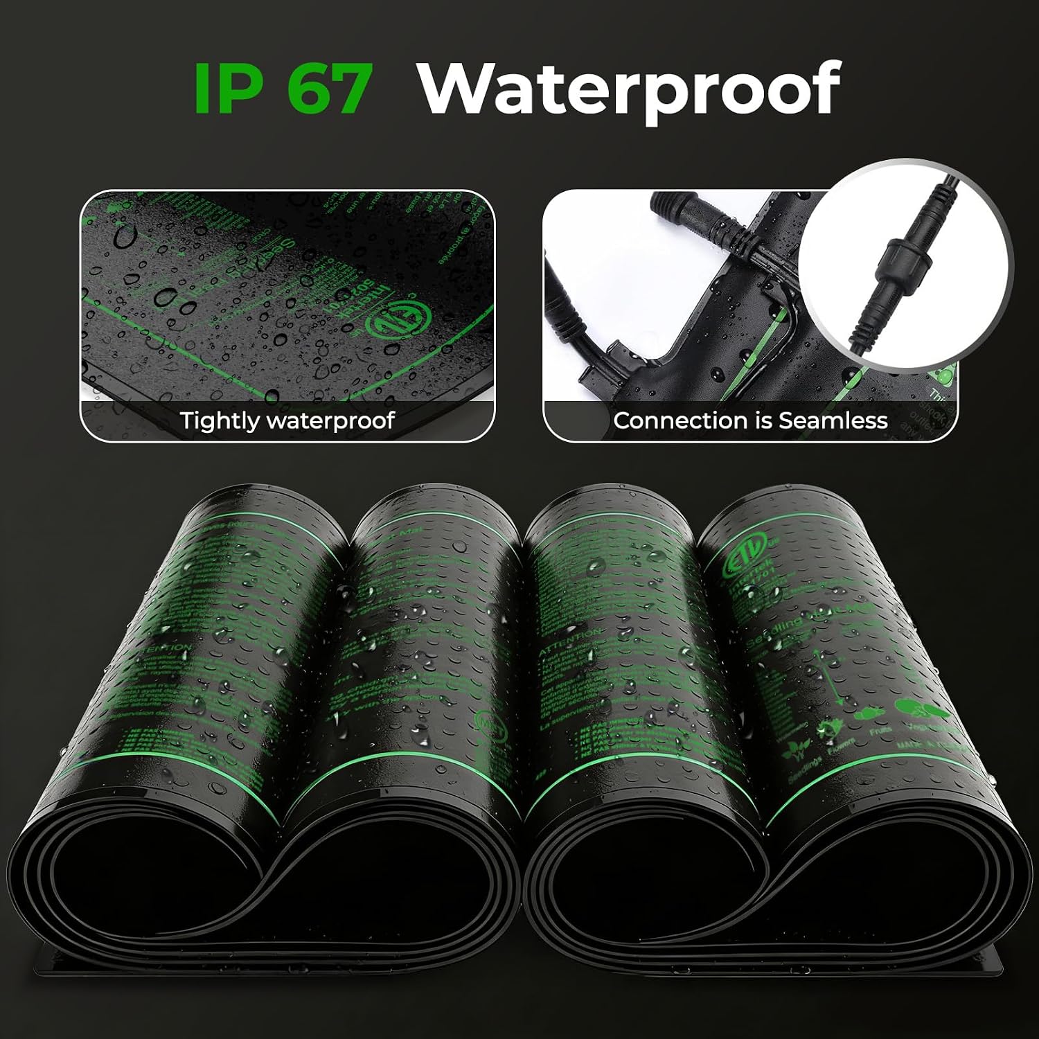 Seedling Heat Mat - KOKOPRO Durable Waterproof Heat mat for Plants Warm Hydroponic Heating Pad for Indoor Home