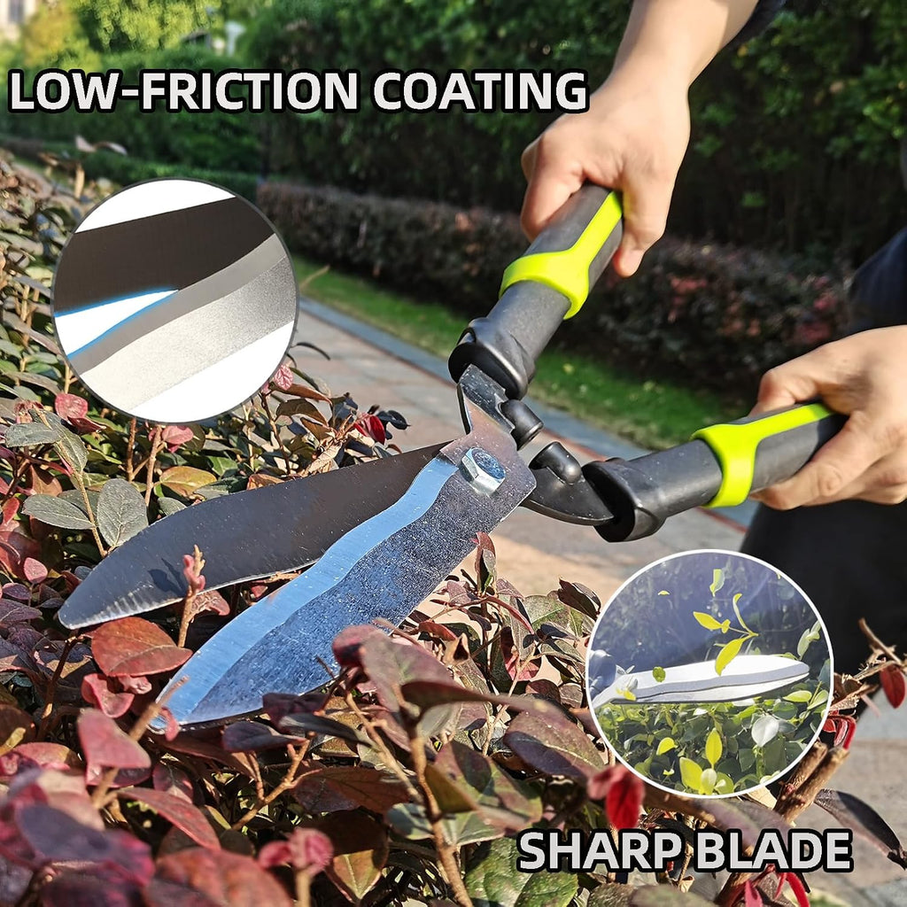 YRTSH Loppers Hedge Clippers & Pruners Combo Set 3-Piece Hedge Shears | Sharp Tree Trimmer Branch Cutter for Yard, Lawn