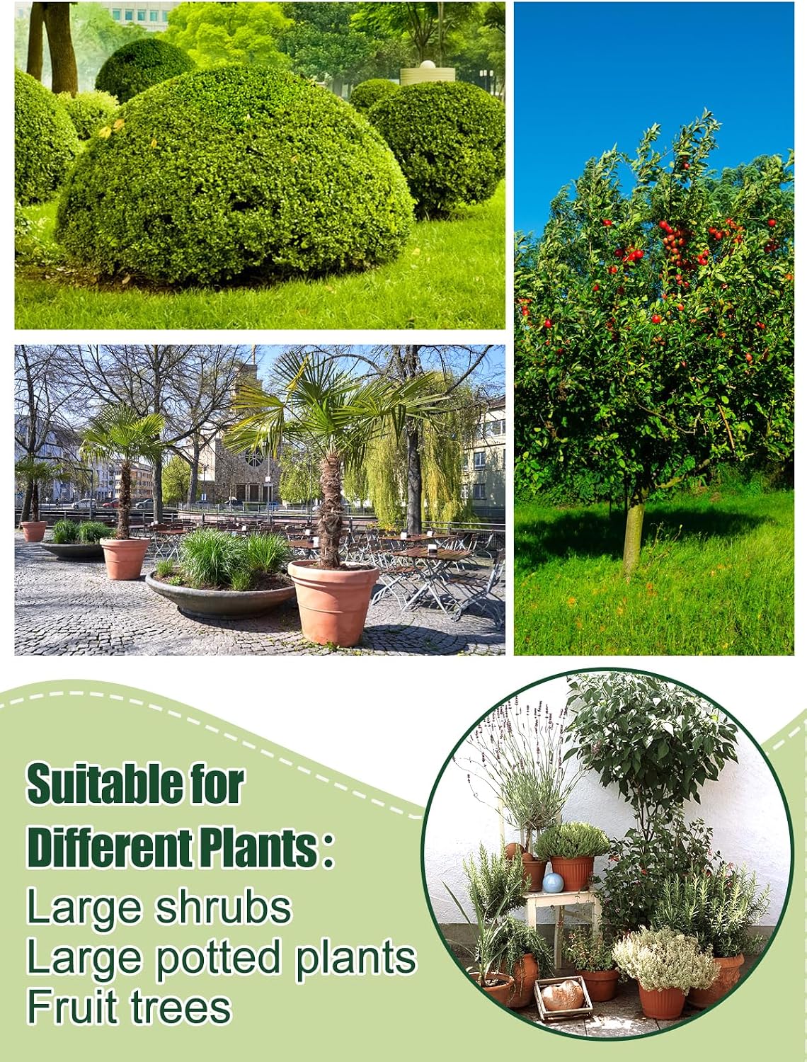 ANPHSIN 2 pcs 9.8ft x 9.8ft Extra Large Plant Covers Freeze Protection | Winter Shrub Plant Protection Bags, Frost