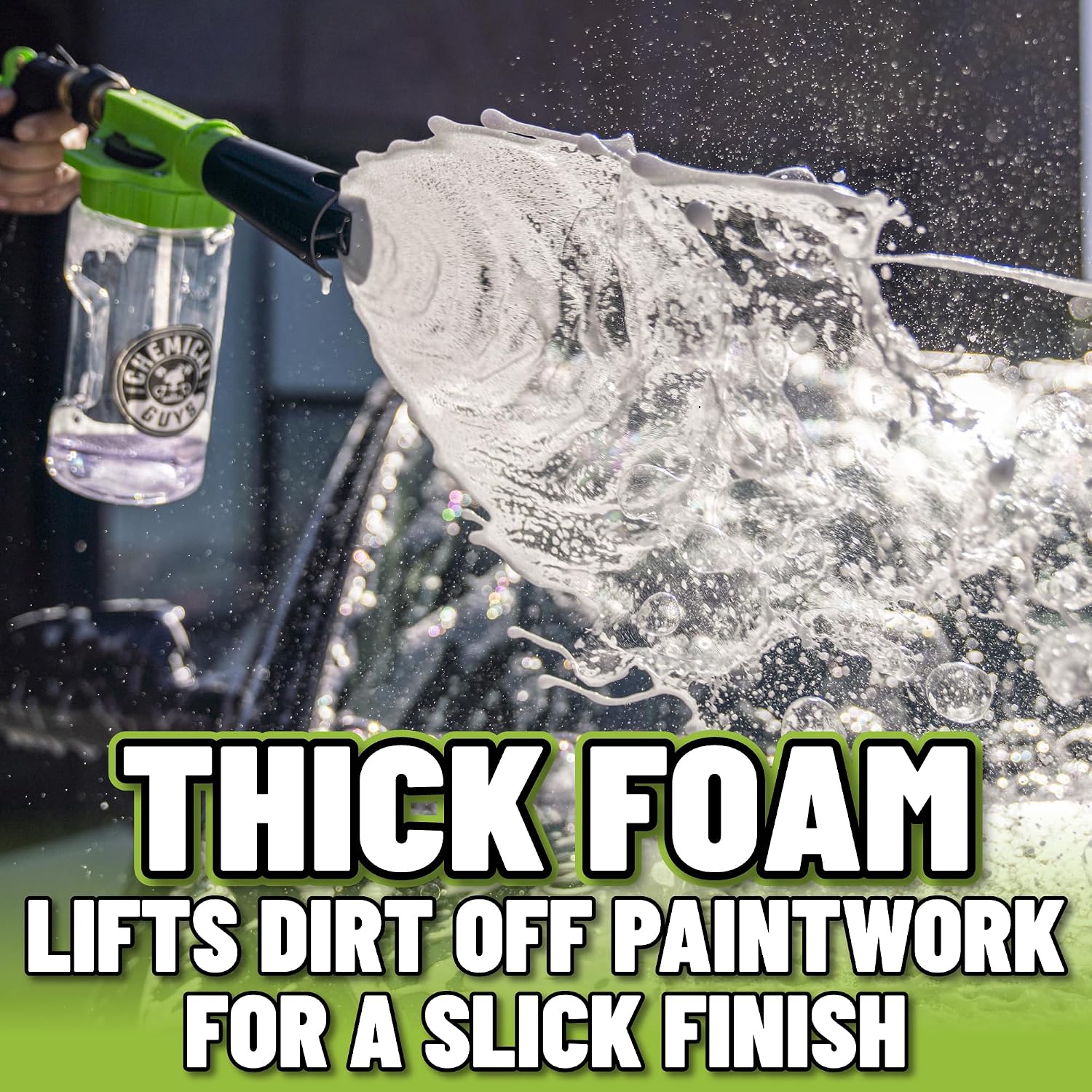 Chemical Guys TORQ Foam Blaster 6 - Foam Cannon Garden Hose Attachment,Easy to Use,Sprays Thick Suds for Safe Washing