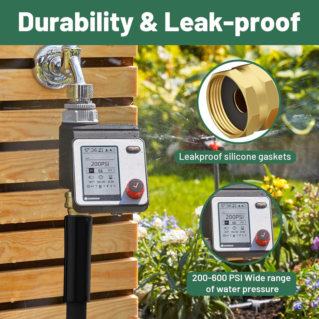 Beitopamz 150 ft Garden Hose, 5/8 in Heavy Duty Water Hose, Flexible and Durable, Lightweight Rubber Hybrid Hose