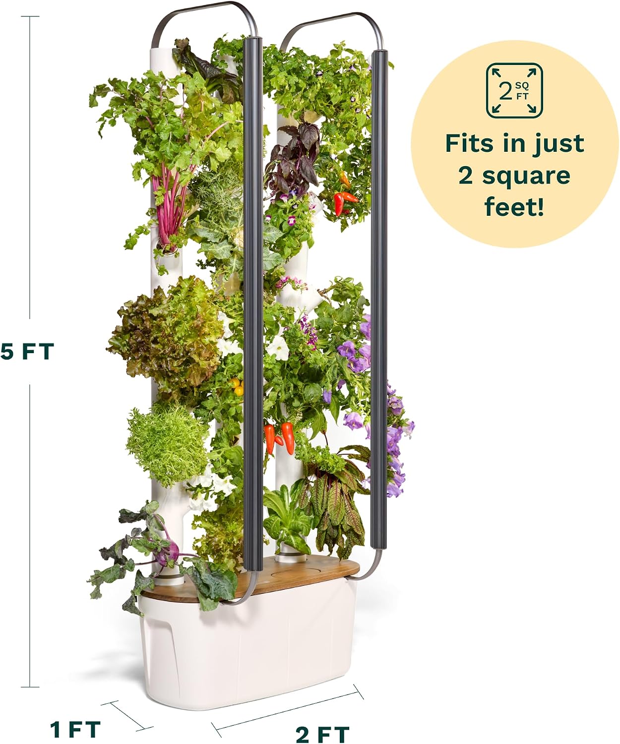 Gardyn Home 4.0 Vertical Hydroponics Growing System Bundle for Schools – Smart Garden Indoor Gardening System with LED
