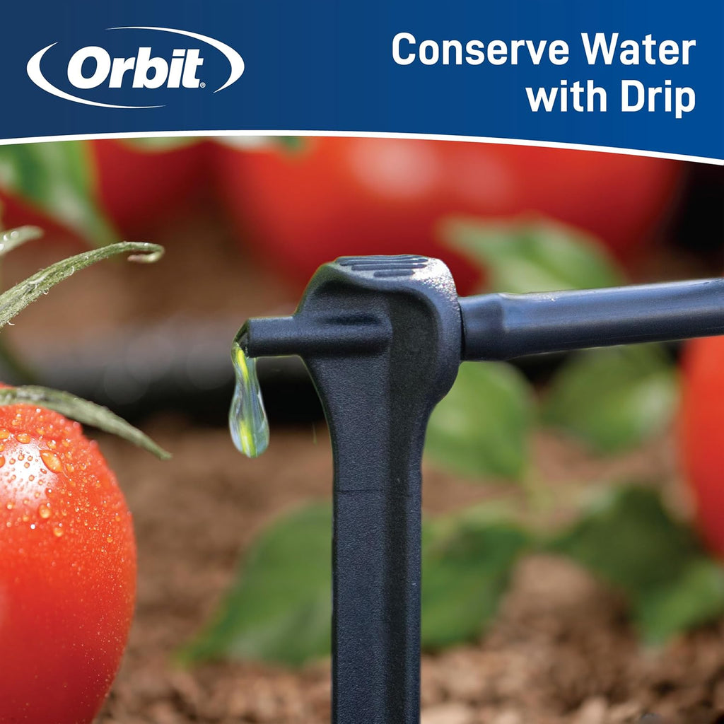 Orbit 91945 Tomato Garden Drip Irrigation Watering Kit w/Automatic Watering Timer