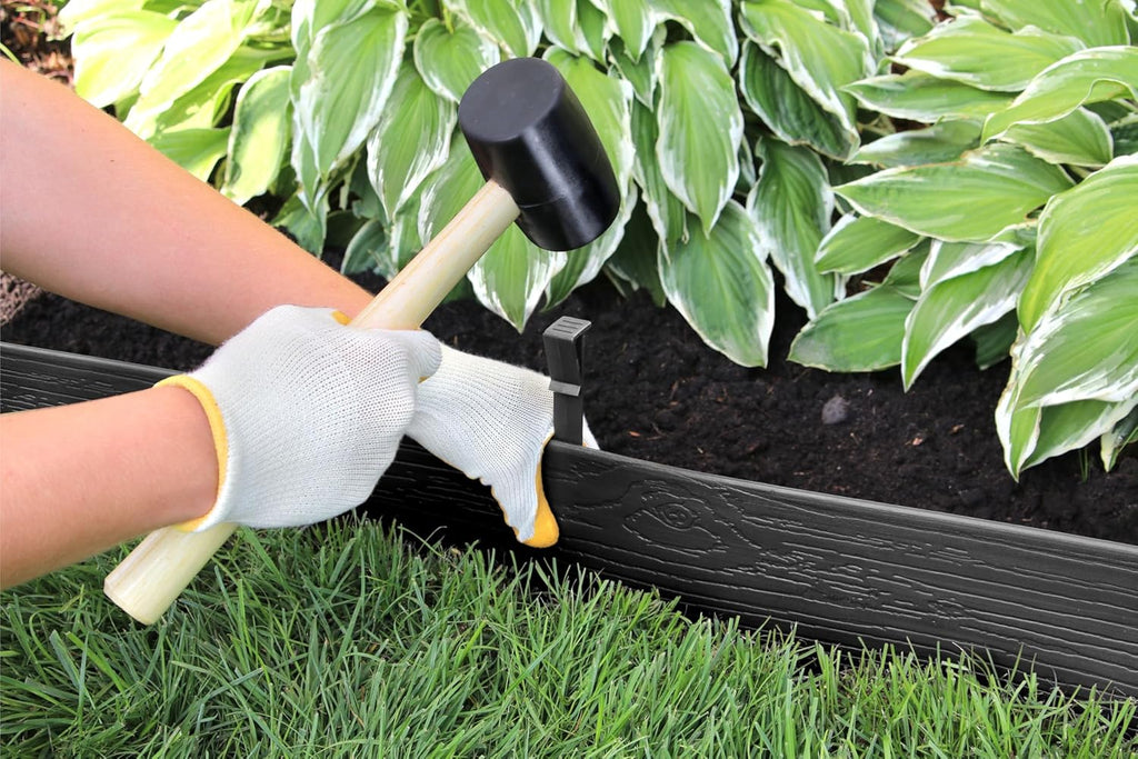 MASTER MARK Terrace Board, Landscape Coiled Edging, Grass Barrier, Bender Board, Flower Bed, Vegetable Garden Borders 5