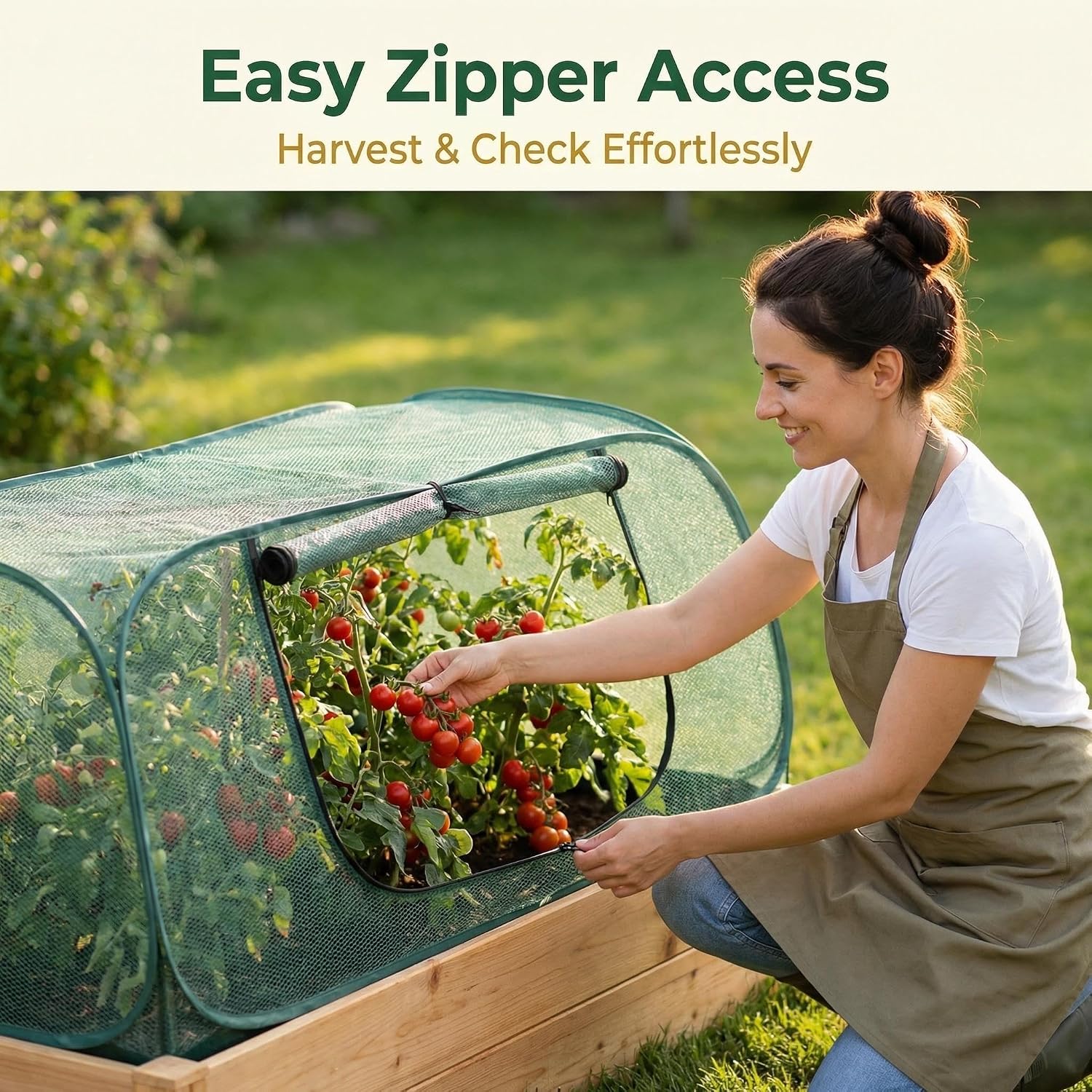 2Pack Raised Garden Bed Covers(45"X22"X18"), Pop Up Mesh Plant & Vegetable Cover,30% Sunblock Plant Shade Tent, Outdoor
