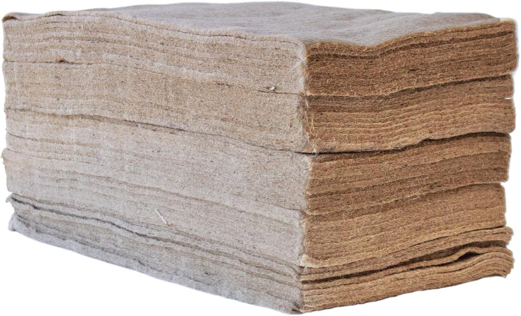 Andy Pantry Pro Micro Jute Microgreens Grow Mats - 10x20 Inches | 1020 Growing Trays - Pack of 50 Pads - Hydroponic