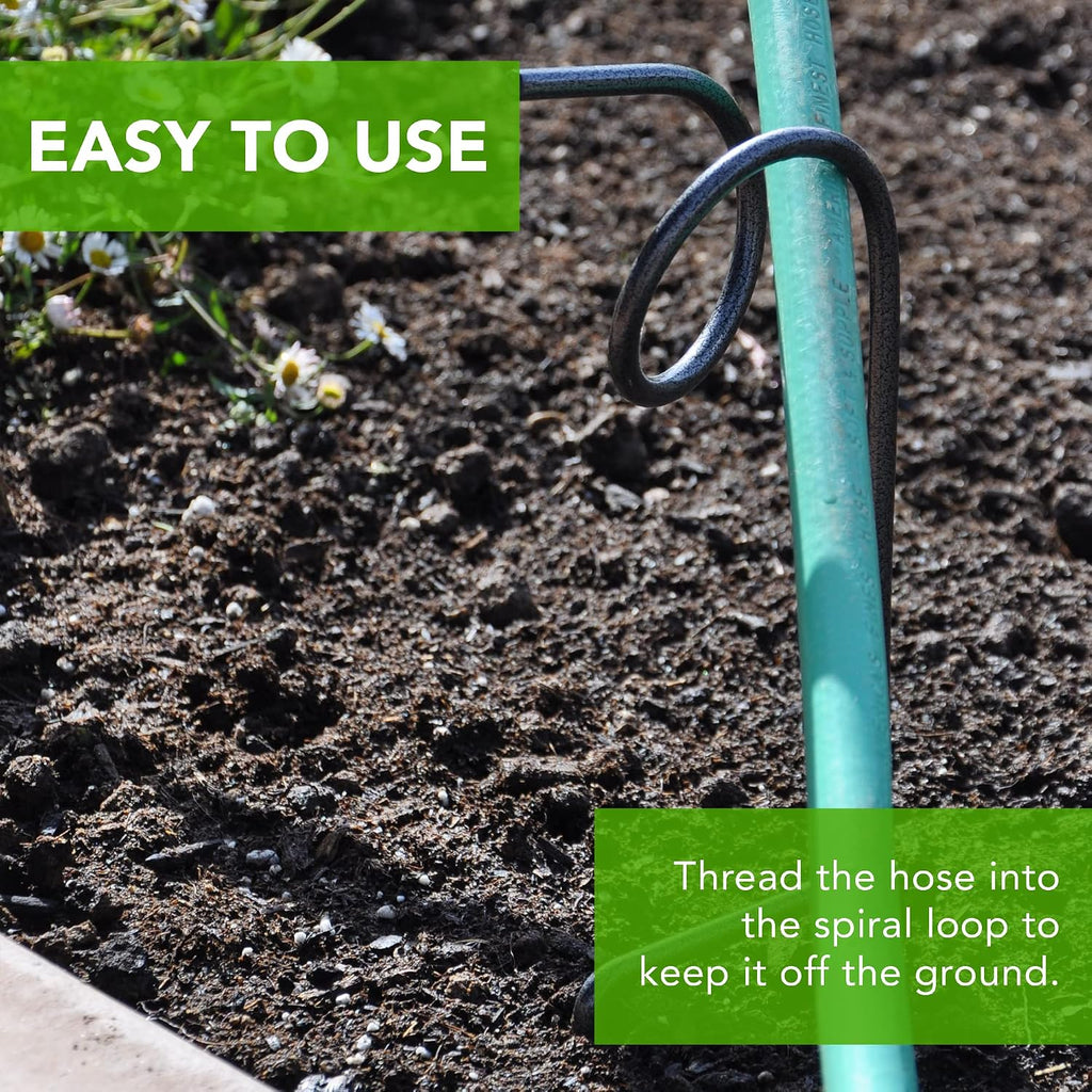 Yard Butler Plant-Saving Hose Guide, 17.5 Inch Garden Stake, 3 Pack | Heavy Duty 17.5 Inch Plant Protector Garden