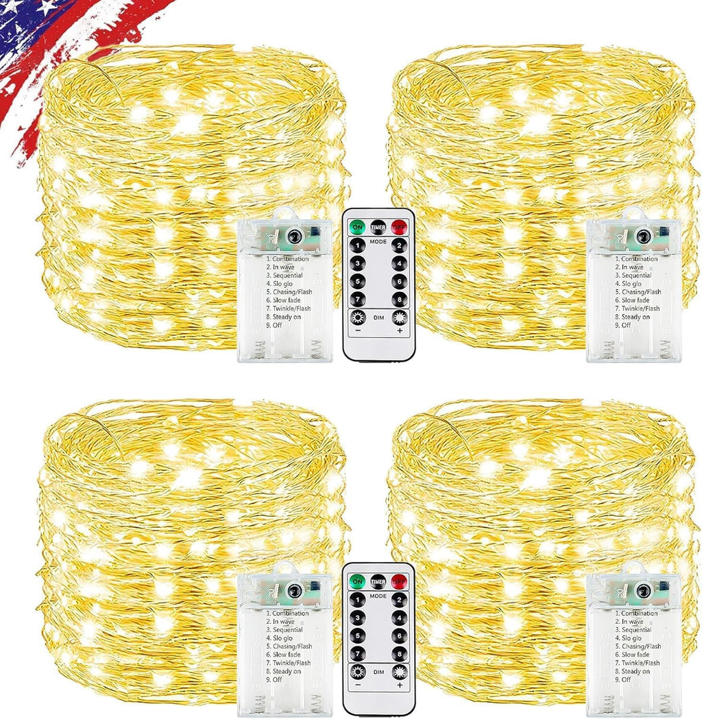 suddus Ivy Vine with Fairy Lights, 6.56ft 20LED Battery Leaf String Lights