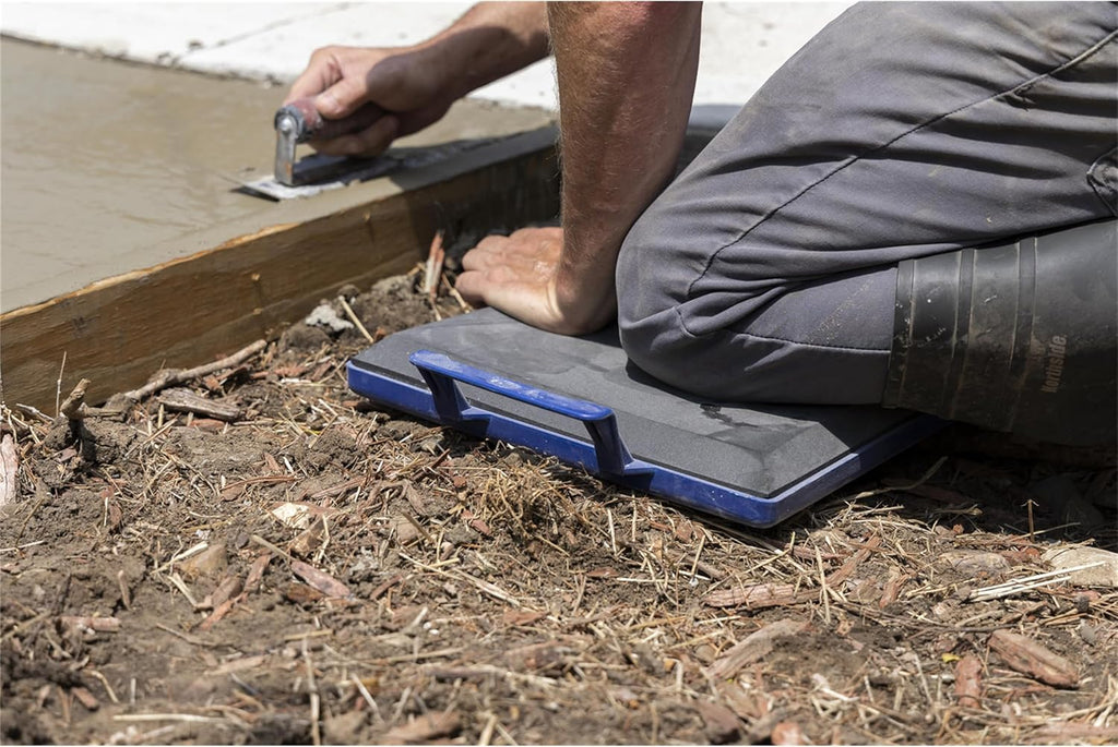 Marshalltown Foam Concrete Kneeler Board, Kneeling Pad, Extra Large Handles | 19 x 13 1/2 Inch Foam Cushion