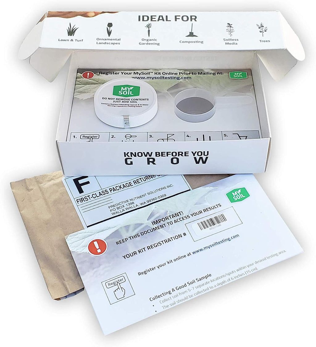MySoil Test Kit Starter Pack, Unlock Your Lawn & Garden Potential, Complete & Accurate Nutrient and pH Analysis with