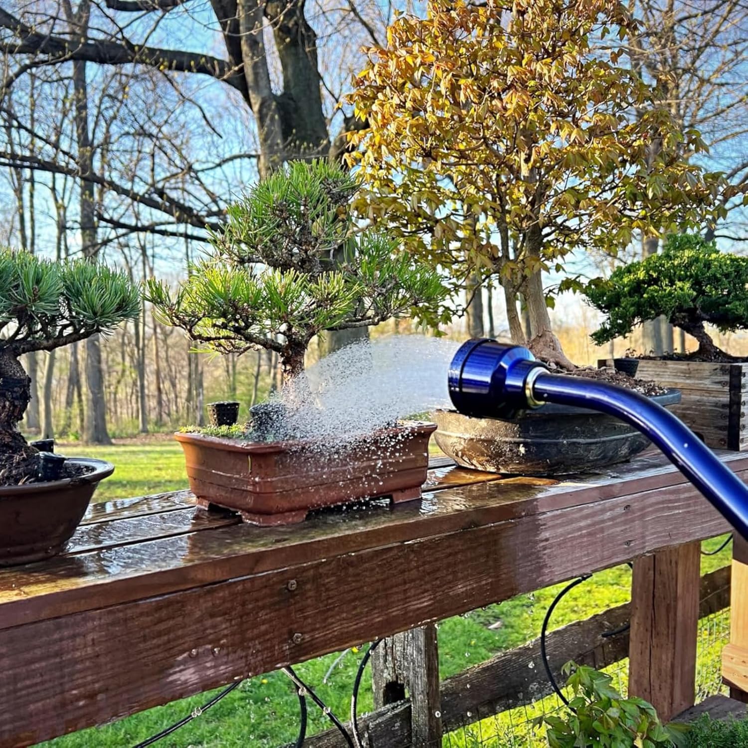 Watering Wand, 24 Inches Sprayer Wand with Superior Stainless Head, Perfect for Hanging Baskets, Plants, Flowers