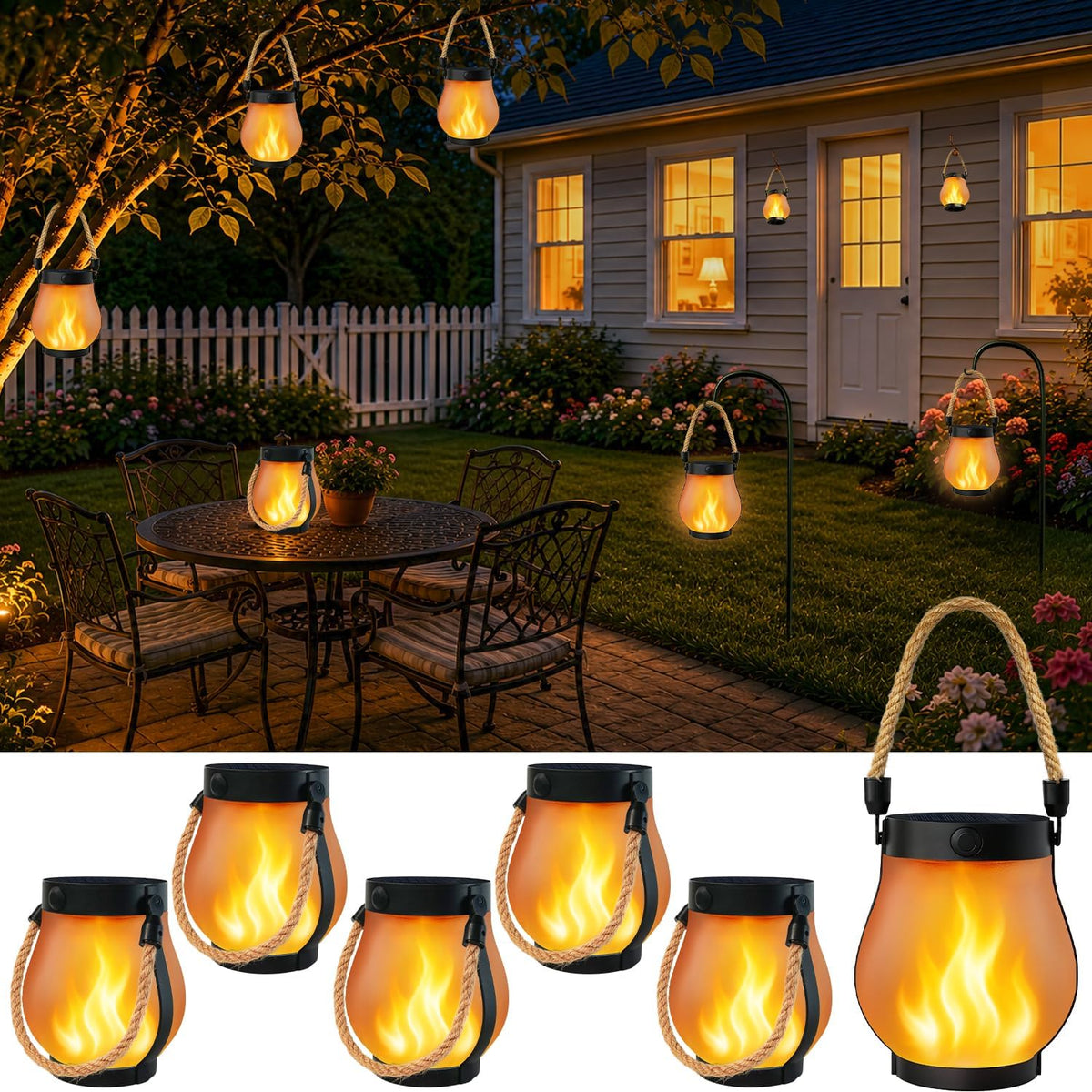 BRIGHTDECK Halloween Pumpkin Solar Lanterns 2 Pack, Jack O Lantern Pumpkin Lights for Halloween Decorations Outdoor, Weatherproof & Portable Fall Yard Decor (2Pack Warm White)
