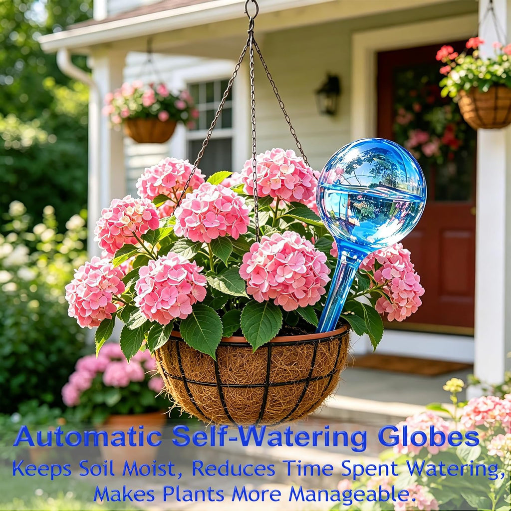 Large 12pcs Plant Watering Globes, Plant Watering Bulb Indoor Potted Plant | Durable Plastic Garden Plant Self Watering