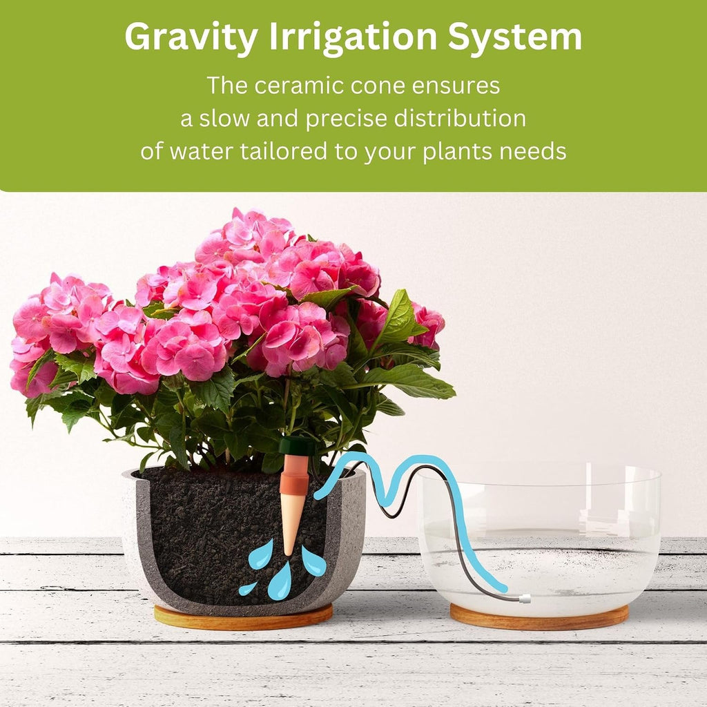 Blumat Classic Self-Watering Stakes - Prevents Overwatering and Underwatering for Healthy Growth While You are Away