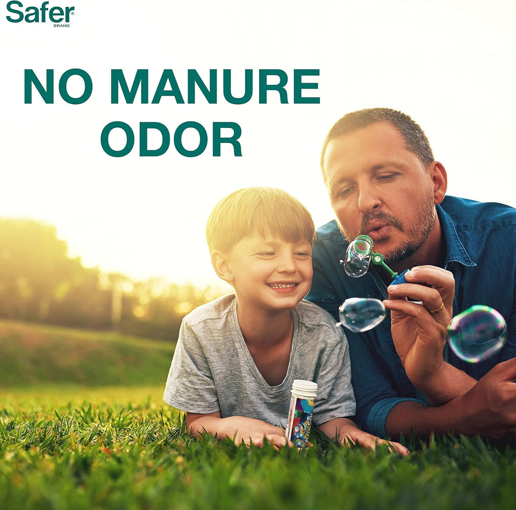 Safer Brand Lawn Restore Natural Lawn Fertilizer - 9335SR - Non-Burning Fertilizer - 9-0-2 NPK - Use for Healthy Grass