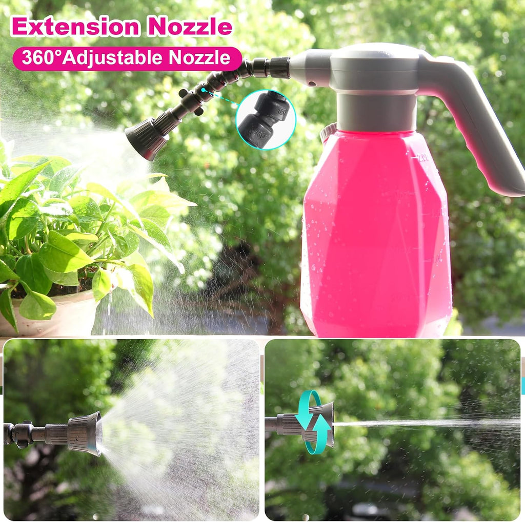 SideKing 0.5 Gallon Electric Spray Bottle Plant Mister for Indoor/Outdoor Plants, 2L Automatic Watering Can