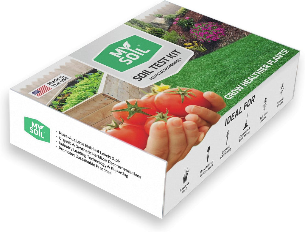 MySoil Soil Test Kit, Unlock Your Lawn & Garden Potential, Complete & Accurate Nutrient and pH Analysis with