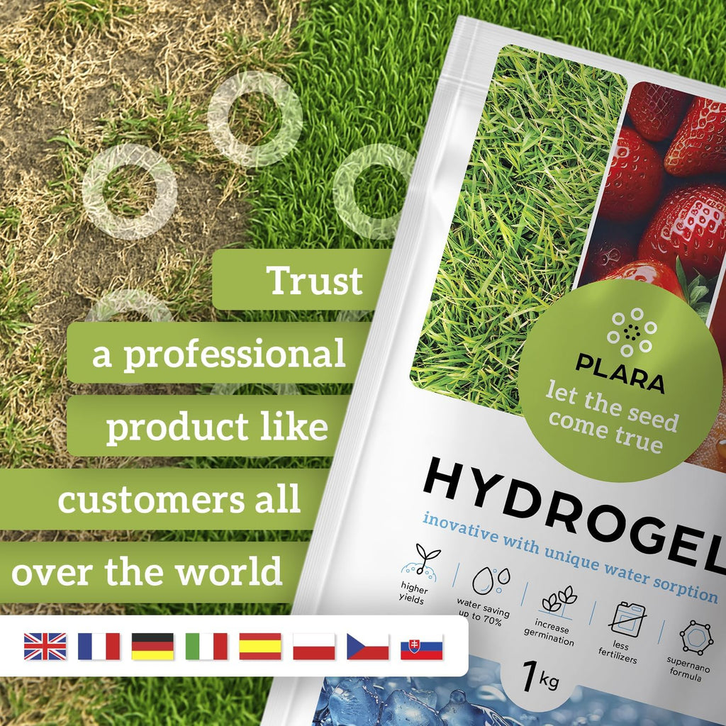 Water Storing Crystals for Plants 30oz Soil Moisture Retention Gel | Slow-release Hydrogel, Retention Granules
