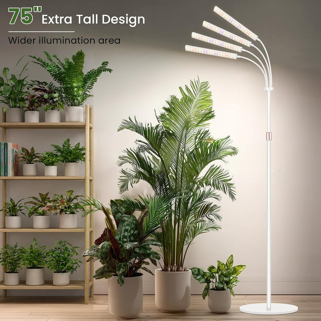 LBW Grow Lights for Indoor Plants, 75" Tall Full Spectrum Plant Grow Light | 228 LEDs Full Spectrum Grow Light with