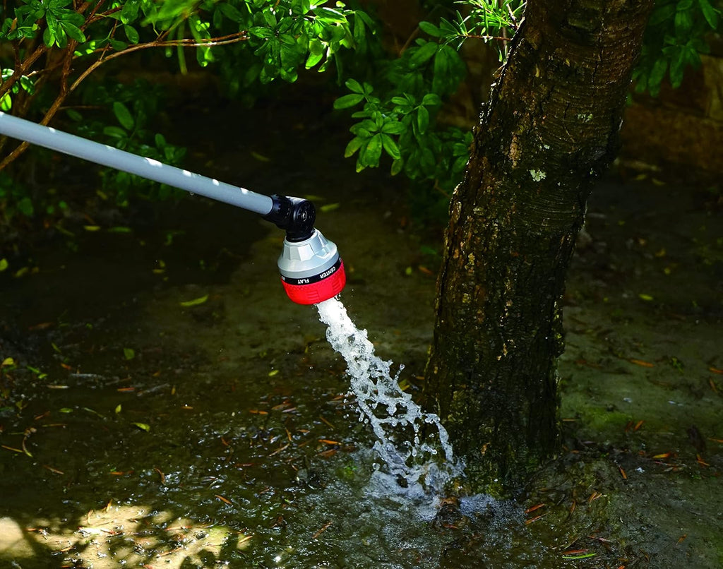 Eden 96618 Metal Thumb-Control 7-Pattern 33 in. Watering Wand | Heavy-Duty Water Sprayer for Hanging Plants, Gardens &