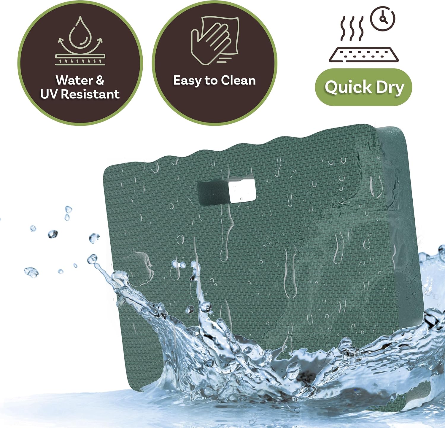 Kneeling Pad with Handle - Multiuse Extra-Thick EVA Foam Ergonomic Comfort Knee Protector for Gardening - Indoor or