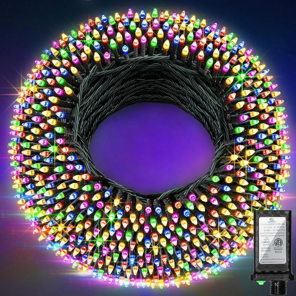 340 LED 90FT Christmas String Lights Outdoor, 12 Pro Modes with Timer