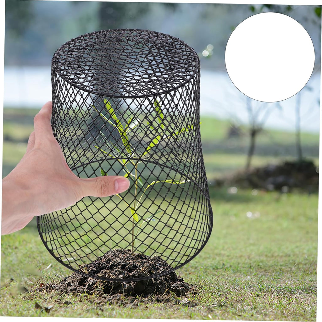 GANAZONO 4pcs Plant Protector Mesh for Flowerpots Reusable Garden Cage Protective Design for Plant Growth and Outdoor