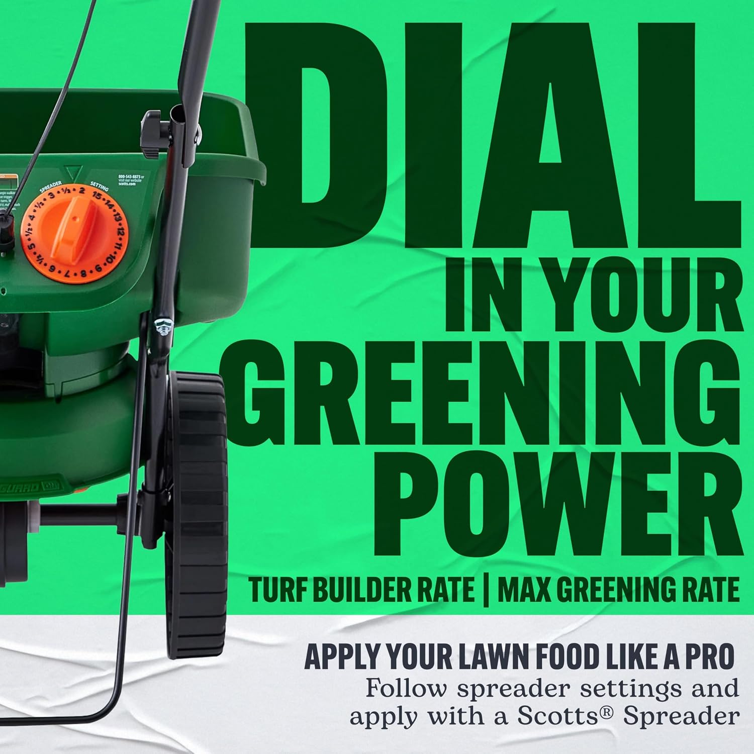 Scotts Turf Builder Lawn Food, 15.8 lbs. | 38-0-4 Granular Fertilizer for All Grass Types, Covers up to 5,000 sq. ft.