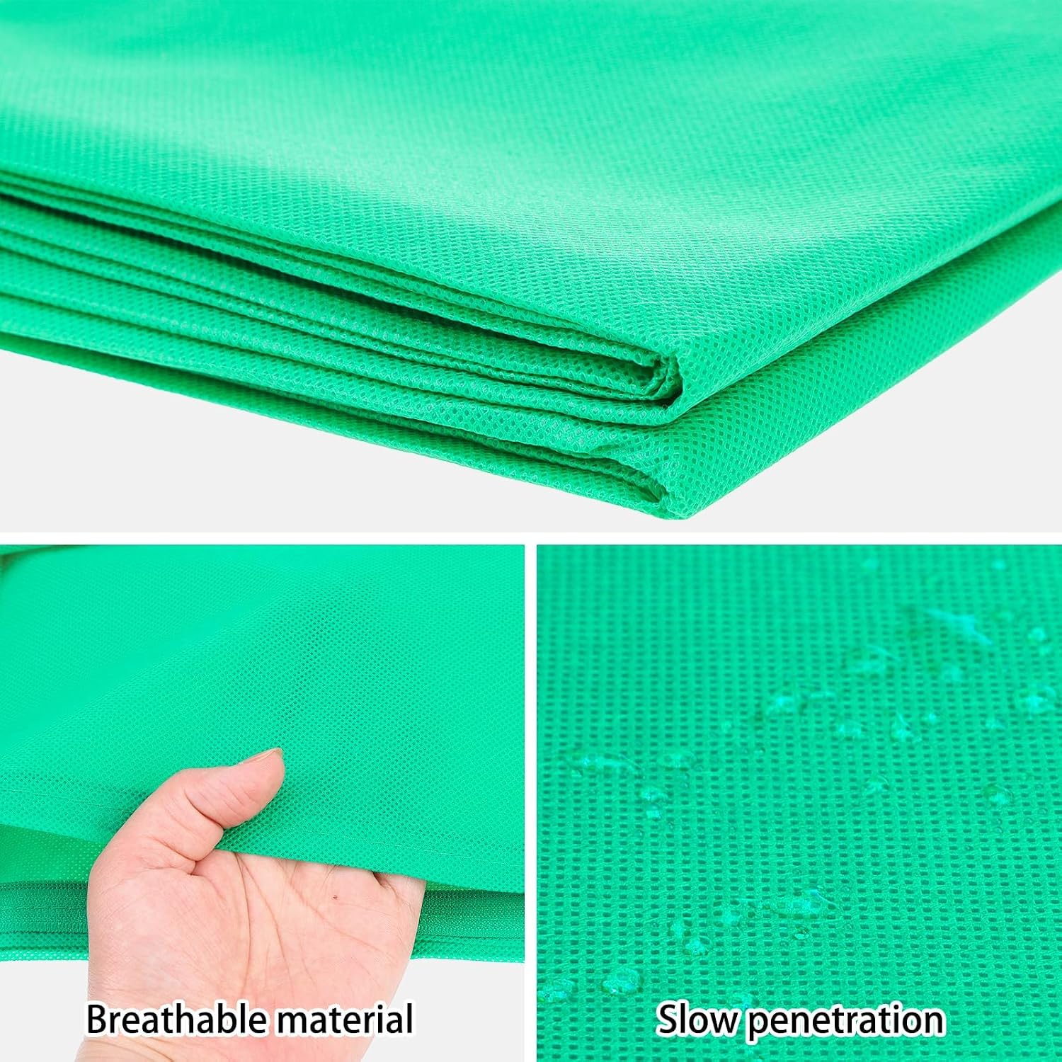 Homimp Plant Covers Freeze Protection, 2 Pack Frost Covers with Zipper Drawstring (71" x 47.3") Plant Protection Cover