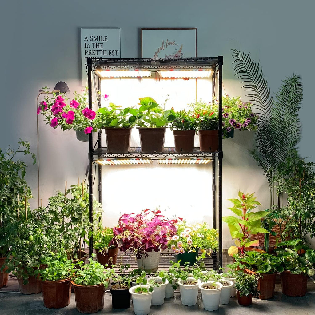 Grow Light, (2-Pack) 200W LED Grow Lights for Indoor Plants Full Spectrum Plant Growing Lamps for Seedling Veg and Bloom