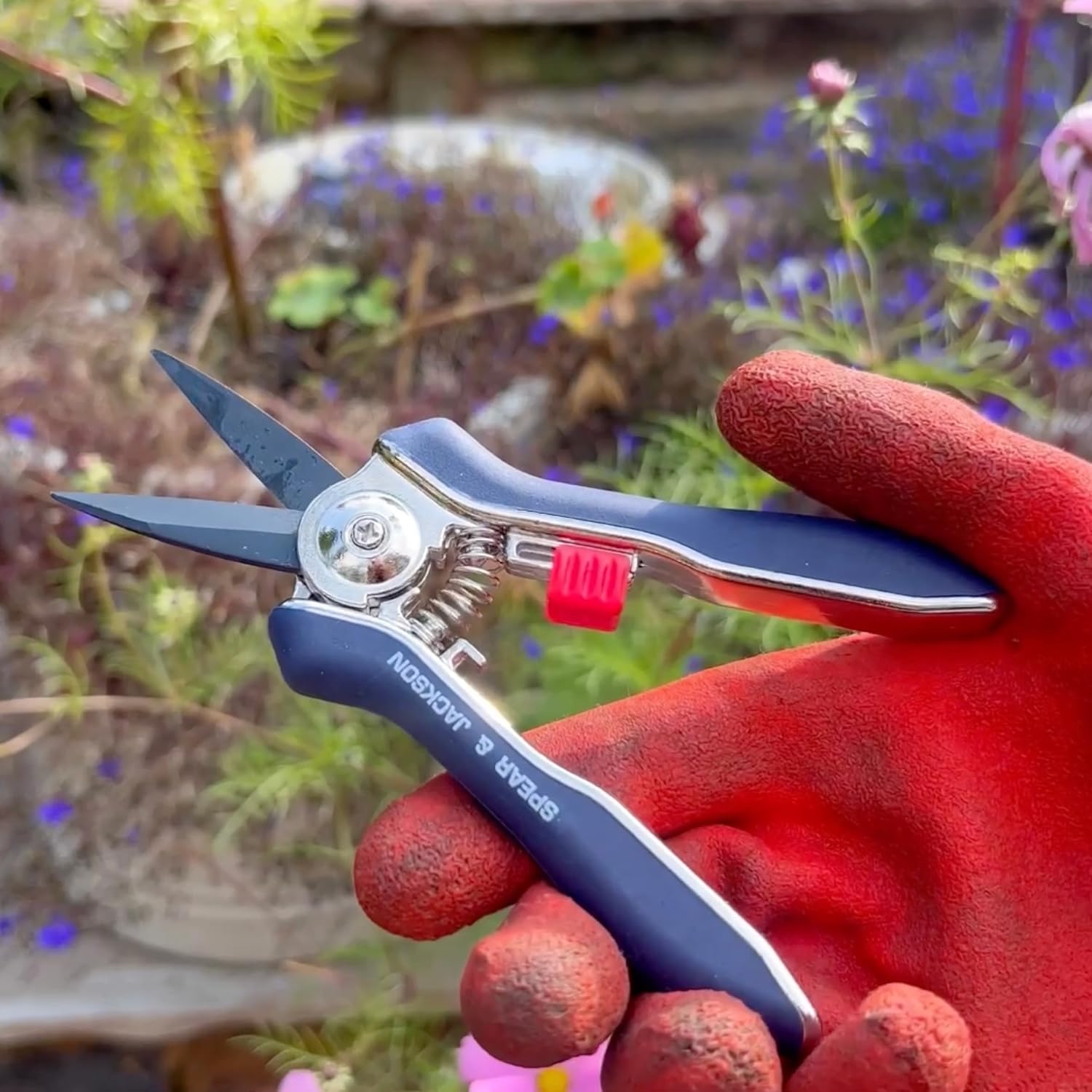 Spear & Jackson Razorsharp Mini Pruner Set for Small Garden Tasks and Bonsai Care, 2 Piece Precision Compact