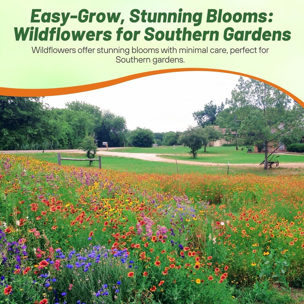 Outsidepride Southeast Wildflower Seed Mix - 1 lb Highly Adaptable, Easy to Grow, Low-Maintenance Mix of Annual &