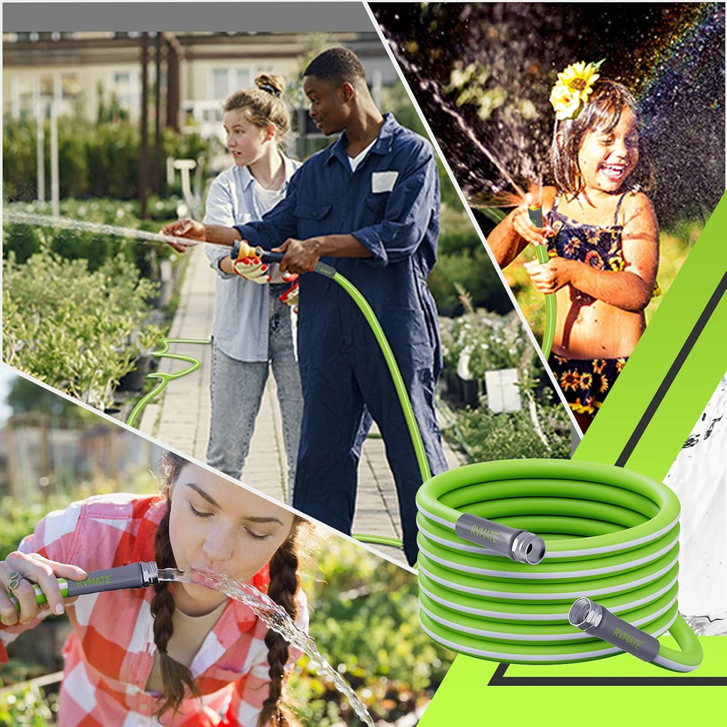 RV Water Hose 50FT, 5/8" Inner Diameter Garden Hose