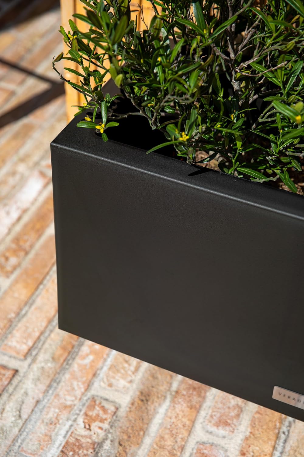Veradek Block Series Long Box Planter - Rectangular Outdoor Planter | Made From Durable Plastic With Double-Walled
