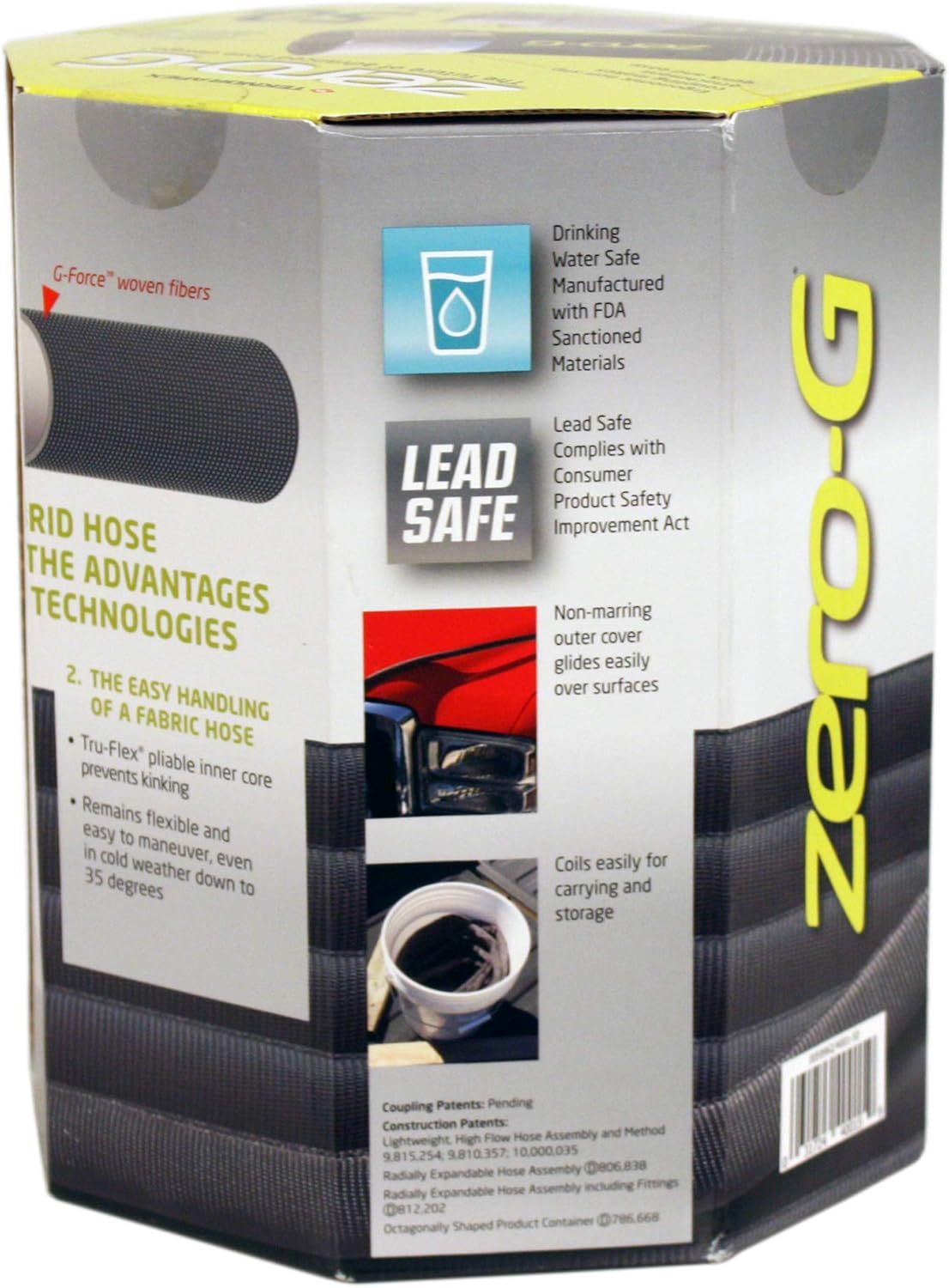 New zero-G 4001-50 Lightweight, Ultra Flexible, Durable, Kink-Free Garden Hose, 5/8-Inch by 50-Feet