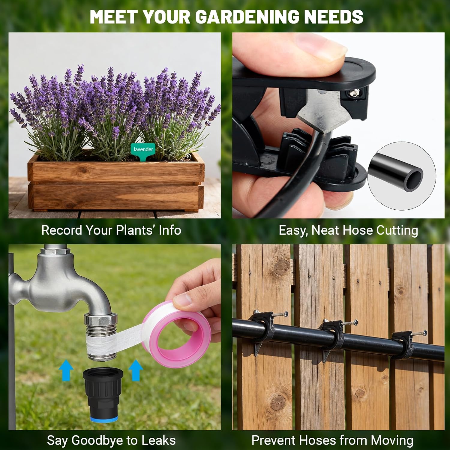 230FT Drip Irrigation Kit with 34 Emitters, 3 Spray Types, Watering System | Extra Long Garden Misting System, 3