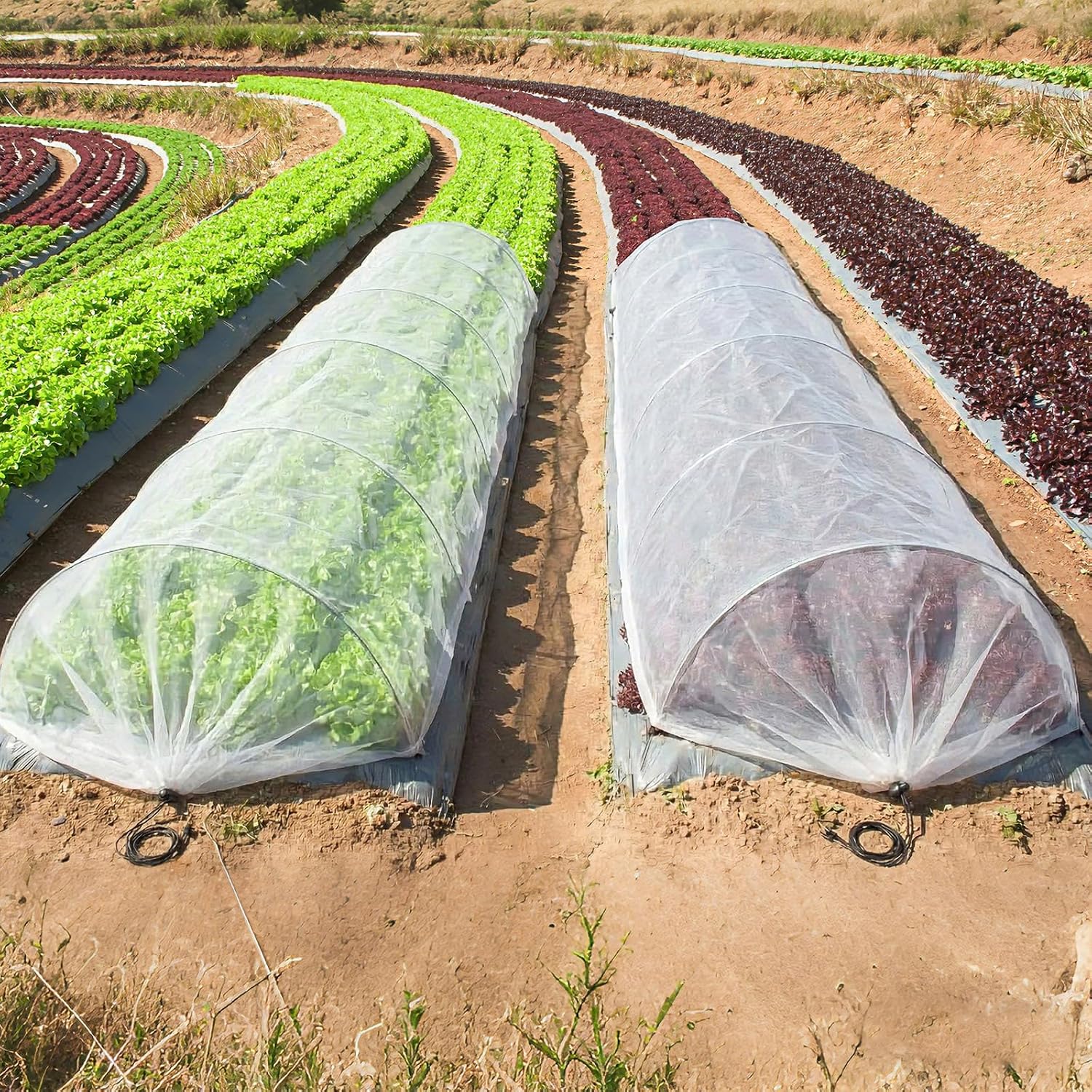 1 Pcs 18 x 118 inch Mesh Garden Greenhouse Tunnel Netting Protection Netting Pest Barrier Vegetable Plant Ultra Fine