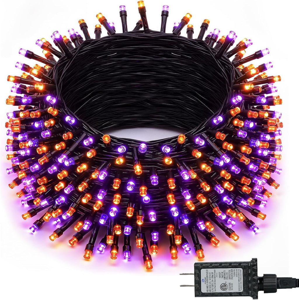 Minetom 400 LED Halloween String Lights 132FT Outdoor Halloween Lights