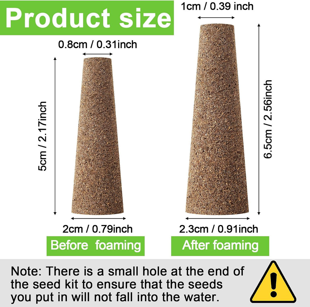 Chumia 200 Pcs Hydroponics Grow Sponges Replacement Root Growth Sponges Pods Kit Seed Starter Pods for Hydroponics