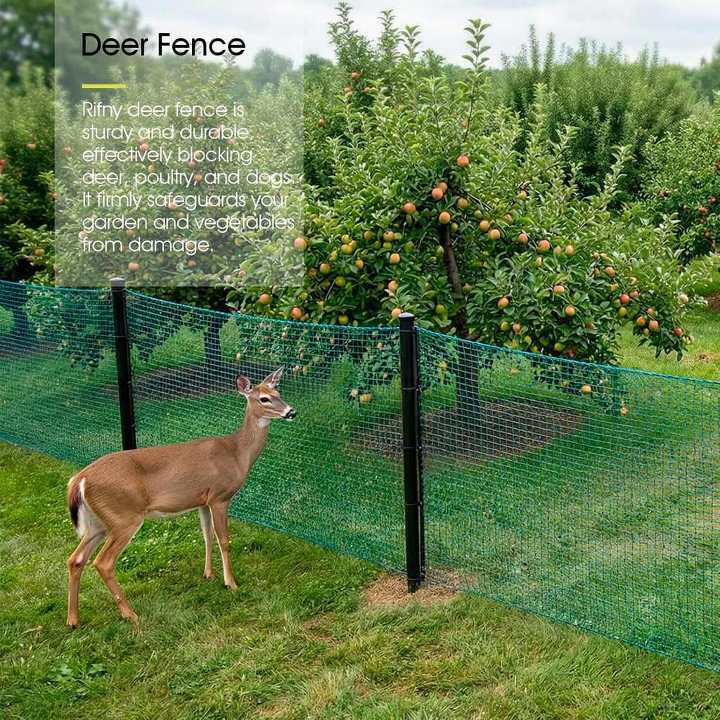 RIFNY Bird Netting for Garden Protection, 13 x 40FT Mesh Garden Netting | Heavy Duty Anti Bird Net with Staples for